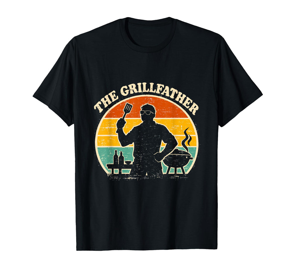 Grillfather Funny Bbq Dad Fathers Day T-Shirt - Casual Everyday Wear Unisex - T-Shirt, Sweatshirt, Hoodie