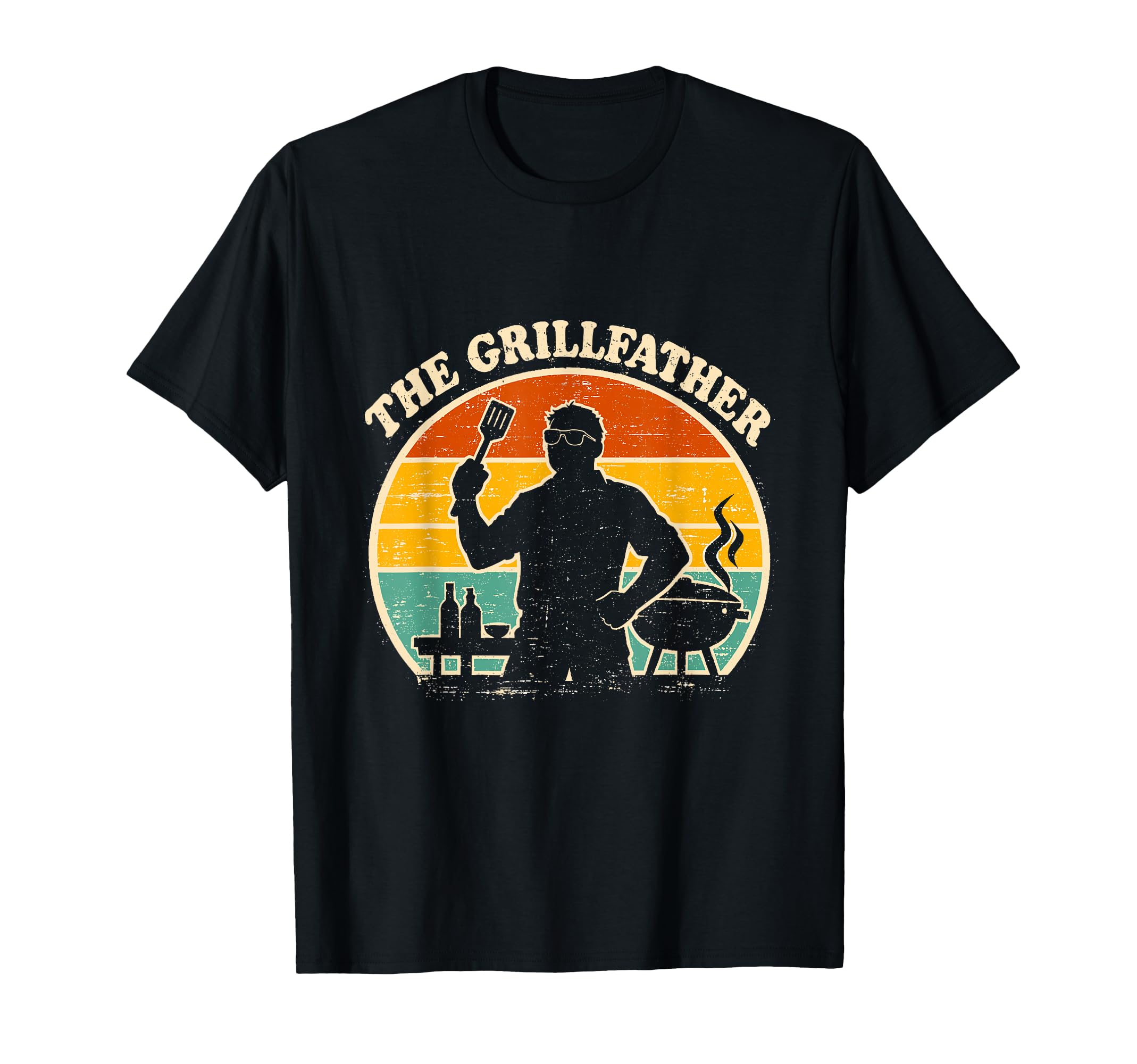 Grillfather Funny Bbq Dad Fathers Day T-Shirt - Casual Everyday Wear Unisex - T-Shirt, Sweatshirt, Hoodie