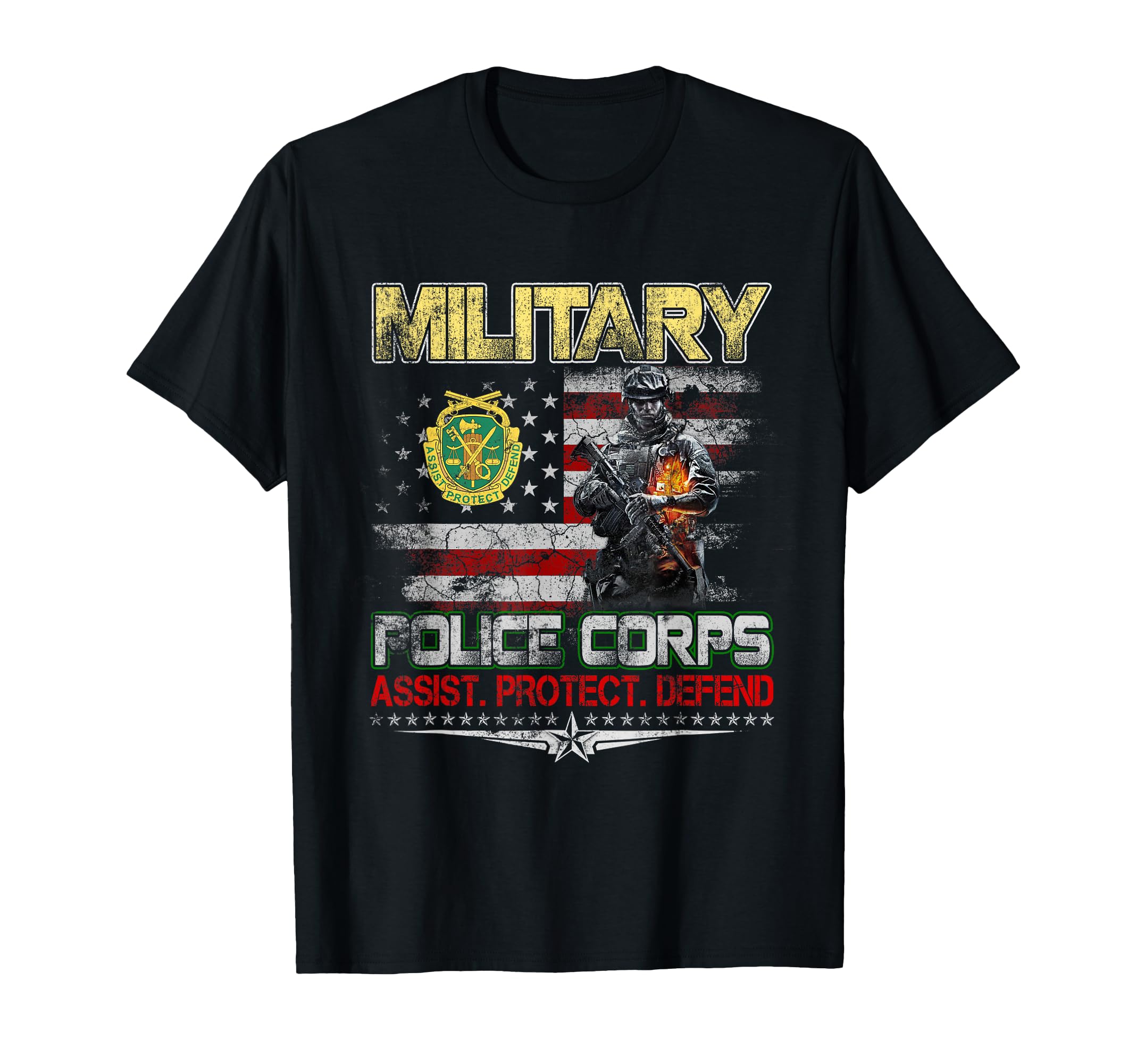 Usa Military Police Corps Veteran T-Shirt - Trendy Graphic Unisex - T-Shirt, Sweatshirt, Hoodie
