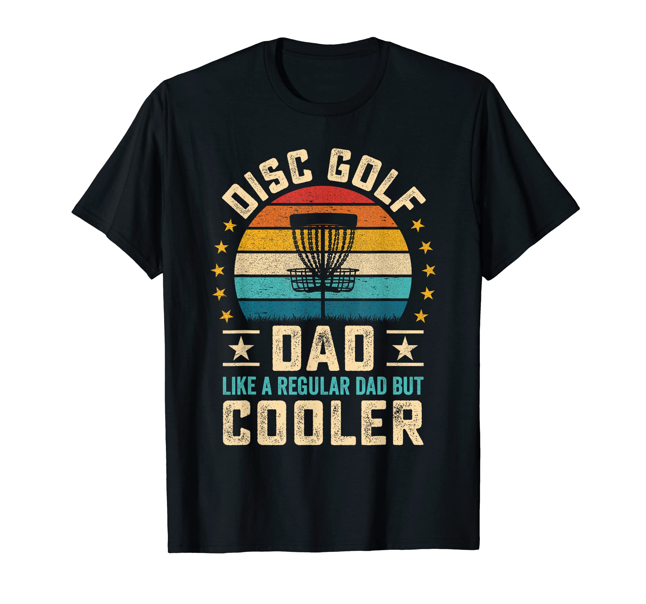 Mens Fathers Day Disc Golf Dad T-Shirt - Fun Novelty Design for Adults - T-Shirt, Sweatshirt, Hoodie