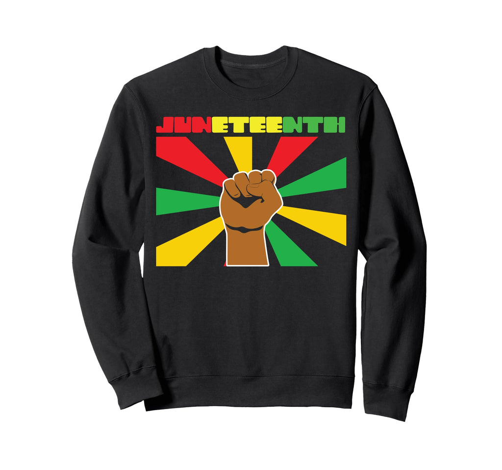 Juneteenth Melanin Black Dad Brown Skin Sweatshirt - Trendy Graphic Unisex - T-Shirt, Sweatshirt, Hoodie