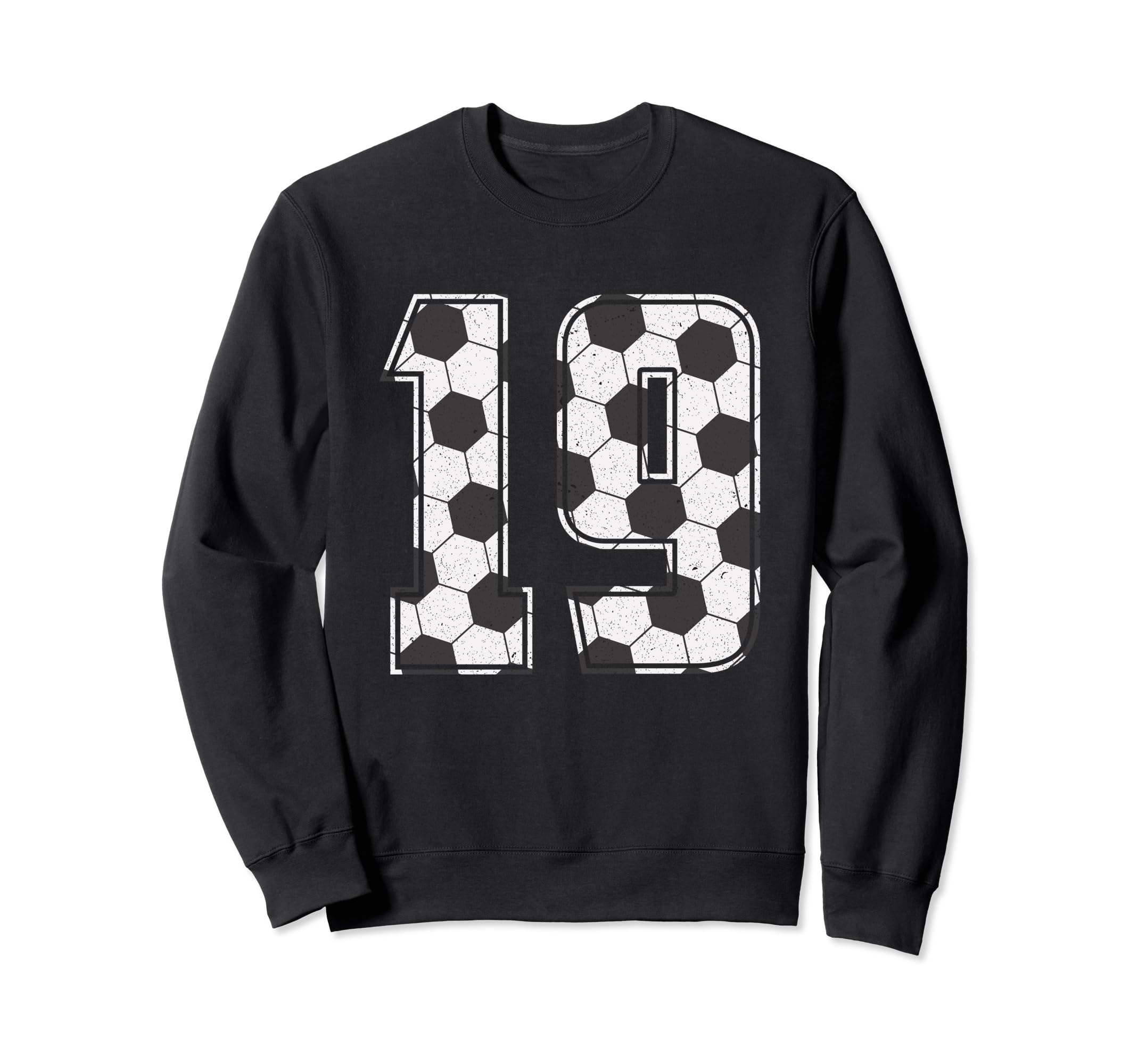 Soccer Player Number 19 Nineteen Sweatshirt - Aesthetic Graphic Unisex - T-Shirt, Sweatshirt, Hoodie