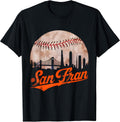 Vintage San Francisco, Fran, Baseball Lovers - Adult & Kids T-Shirts, Sweatshirts & Hoodies apparel design preview 1