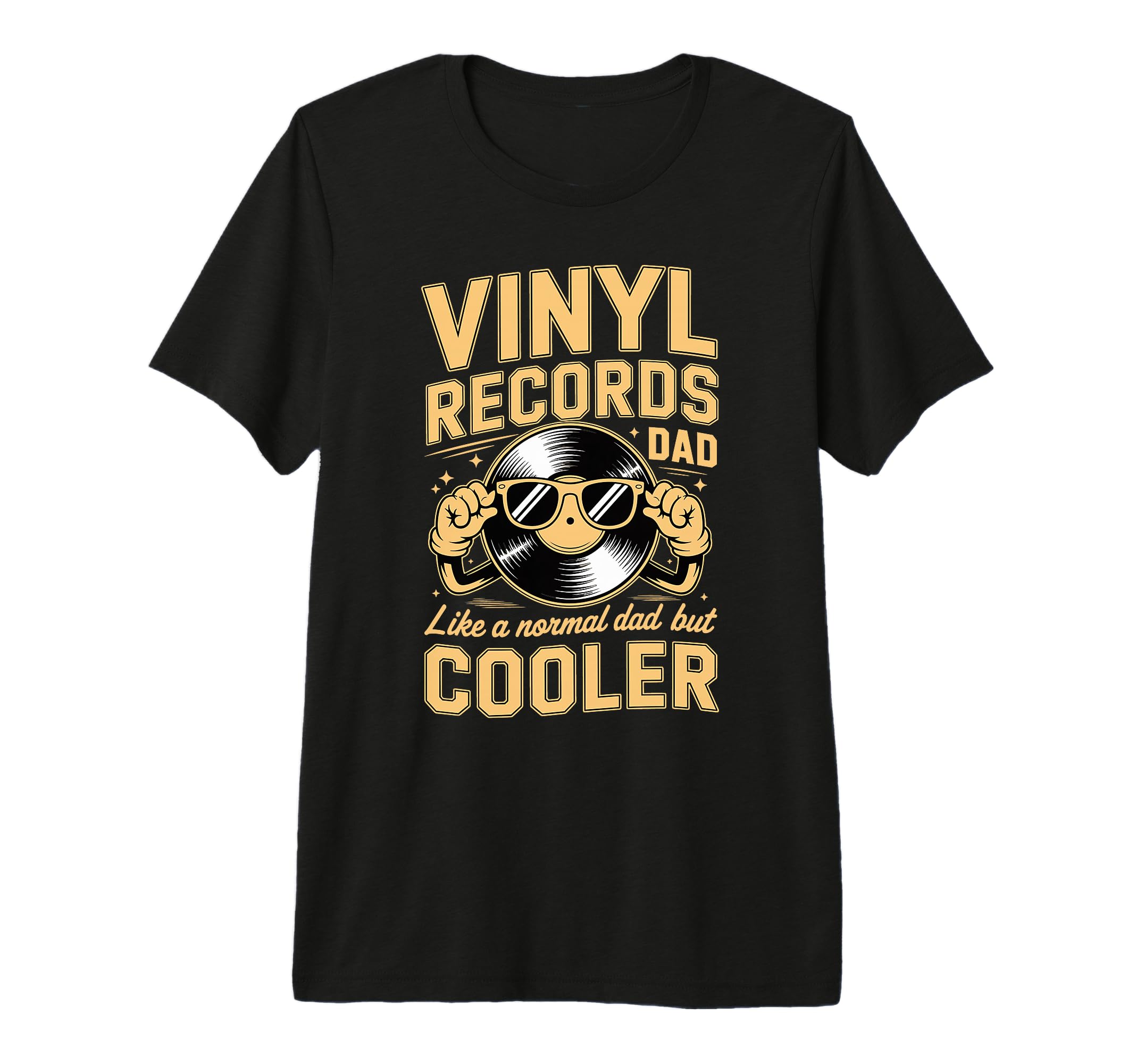 Mens Vinyl Records Dad Like Normal T-Shirt - Fun Novelty Design Men Women - T-Shirt, Sweatshirt, Hoodie