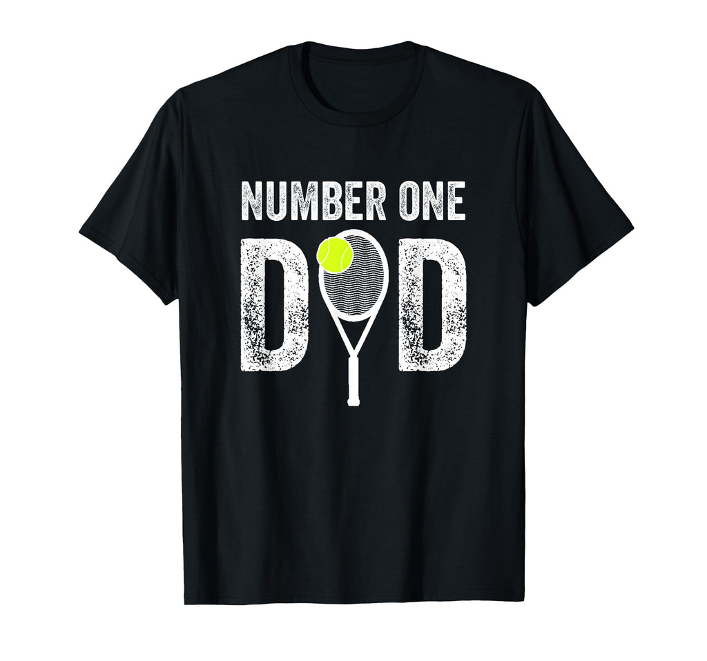 Tennis Dad Number One Daddy Tennis T-Shirt - Aesthetic Graphic Men Women - T-Shirt, Sweatshirt, Hoodie