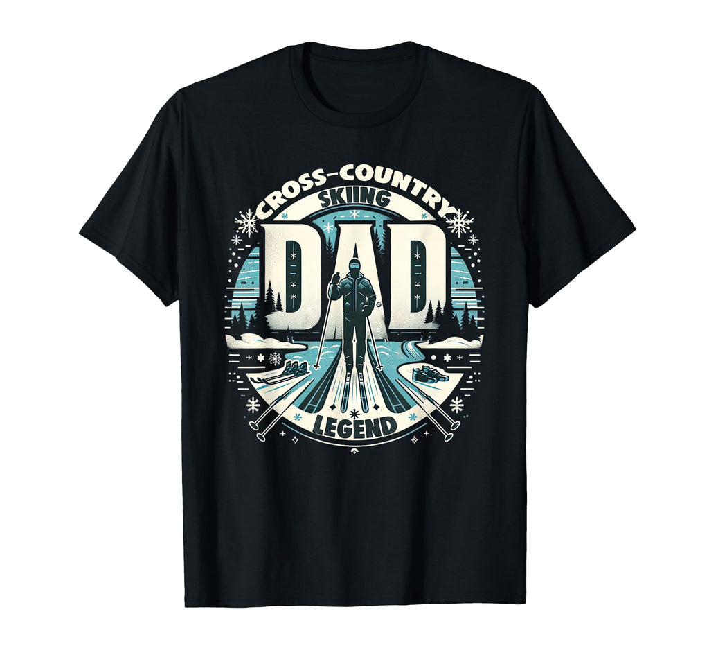 Dad Fathers Day Dad Cross Country T-Shirt - Fun Novelty Design for Adults - T-Shirt, Sweatshirt, Hoodie