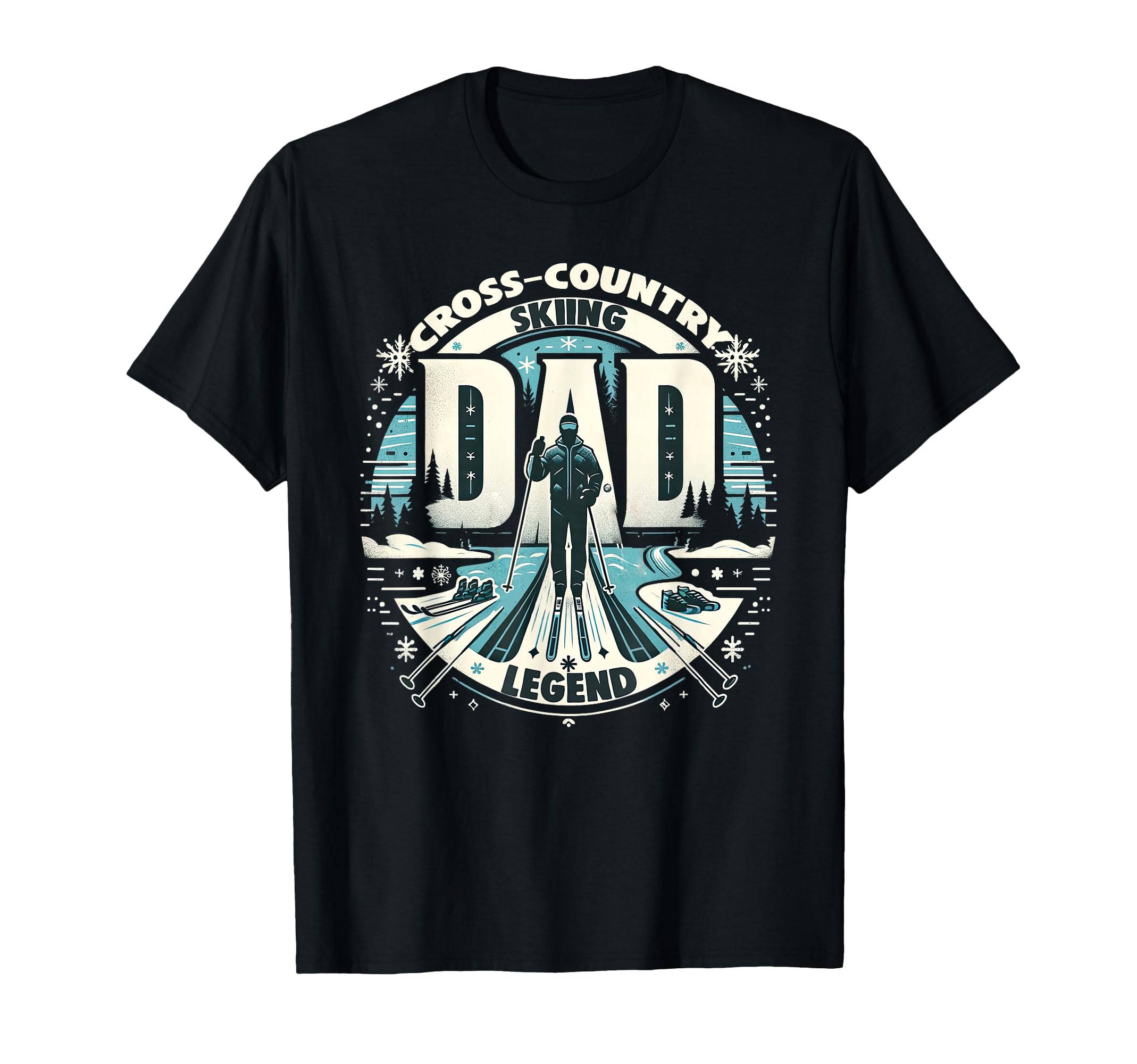 Dad Fathers Day Dad Cross Country T-Shirt - Fun Novelty Design for Adults - T-Shirt, Sweatshirt, Hoodie