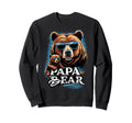 Papa Bear Husband Father Family Sweatshirt - Novelty Apparel Unisex - T-Shirt, Sweatshirt, Hoodie