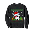 Funny Soccer Lovers Santa Hat Sweatshirt - Casual Everyday Wear for Adults - T-Shirt, Sweatshirt, Hoodie