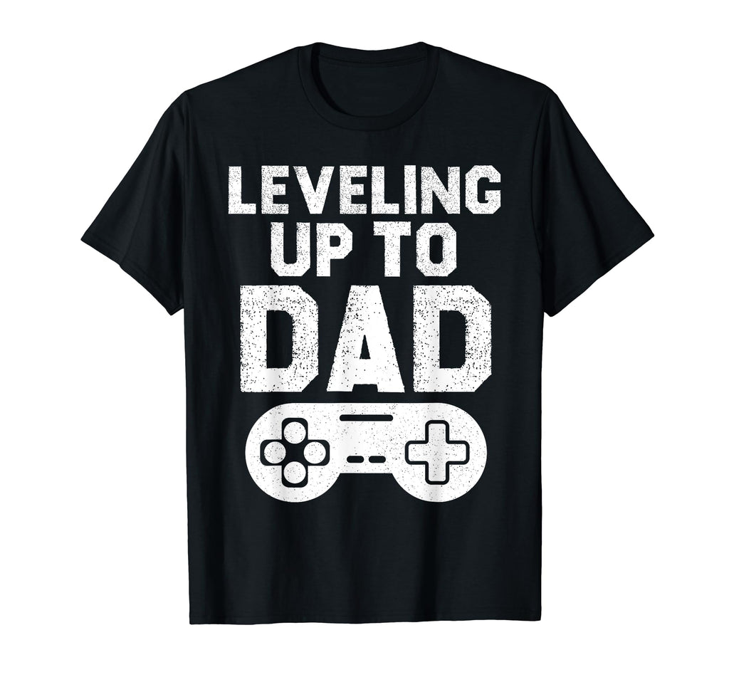 Leveling Up To Dad Video Gamer Father To Be T-Shirt - Trendy Graphic Unisex - T-Shirt, Sweatshirt, Hoodie