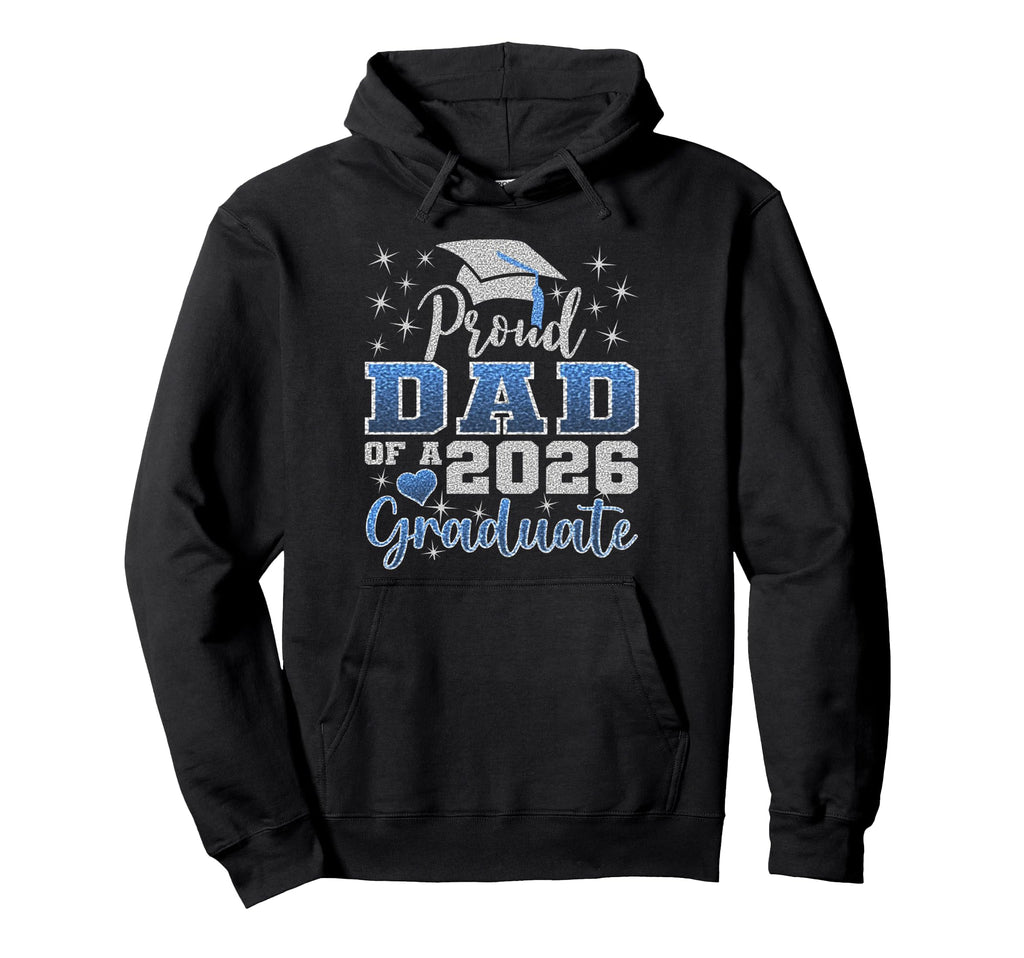 Super Proud Dad 2026 Graduate Senior Hoodie - Custom Art Print Unisex - T-Shirt, Sweatshirt, Hoodie