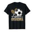 Soccer Grandma Funny Leopard Heart Proud T-Shirt - Minimalist Print Unisex - T-Shirt, Sweatshirt, Hoodie