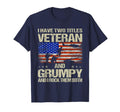 I Have Two Titles Veteran And T-Shirt - Aesthetic Graphic for Adults - T-Shirt, Sweatshirt, Hoodie