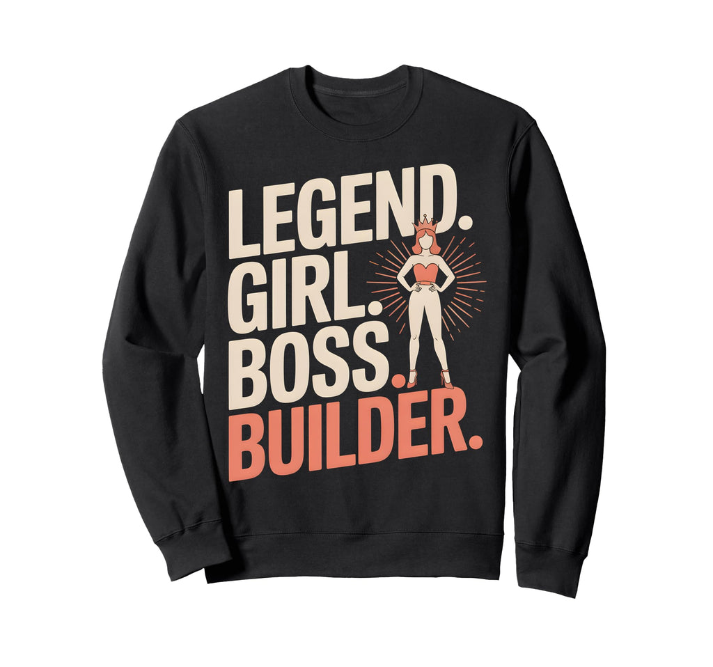 Dad Papa Legend Distressed Sweatshirt - Trendy Graphic for Adults - T-Shirt, Sweatshirt, Hoodie