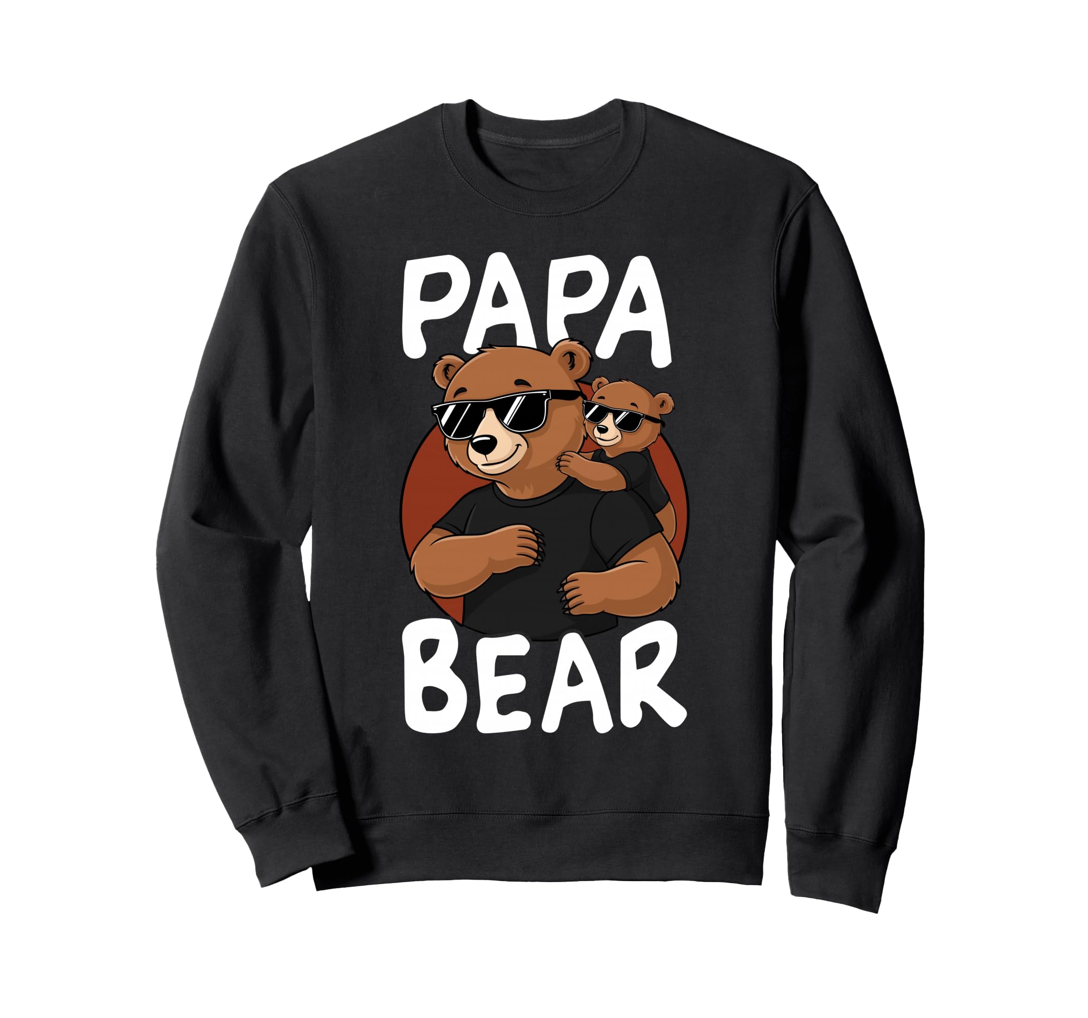 Papa Bear Family Sweatshirt - Unique Graphic for Adults - T-Shirt, Sweatshirt, Hoodie