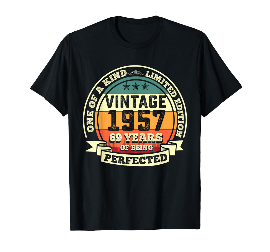 69Th Birthday Gift 69 Years Being T-Shirt - Minimalist Print Men Women - T-Shirt, Sweatshirt, Hoodie