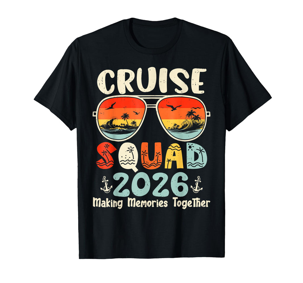 Cruise Squad 2026 Summer Vacation T-Shirt - Aesthetic Graphic Men Women - T-Shirt, Sweatshirt, Hoodie