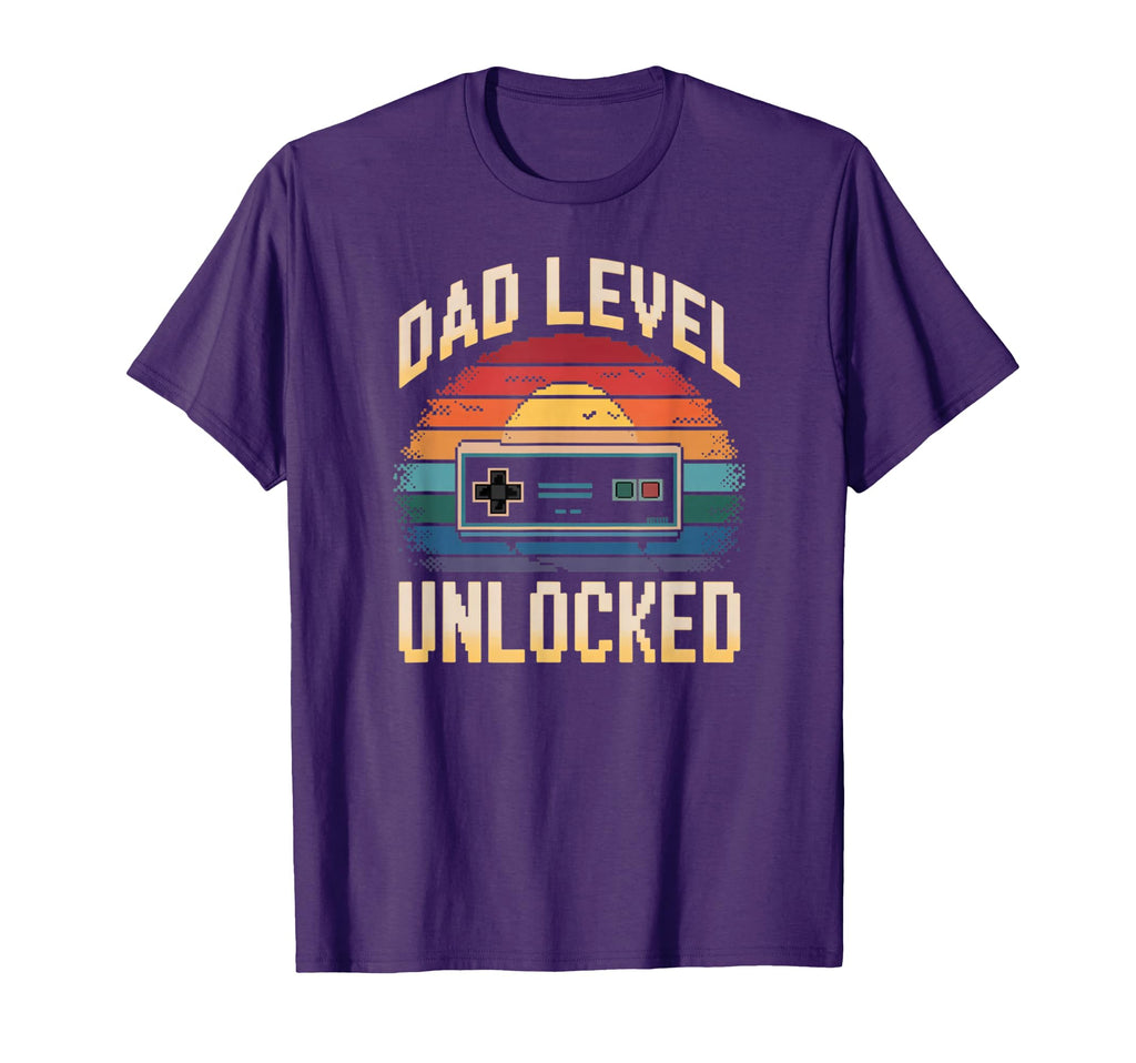 Dad Level Unlocked Funny Dad Gamer T-Shirt - Minimalist Print Unisex - T-Shirt, Sweatshirt, Hoodie