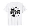 New York City Skyline Soccer Lover T-Shirt - Trendy Graphic Men Women - T-Shirt, Sweatshirt, Hoodie
