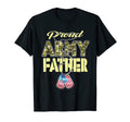 Proud Army Father Us Flag Camo Dog T-Shirt - Trendy Graphic for Adults - T-Shirt, Sweatshirt, Hoodie