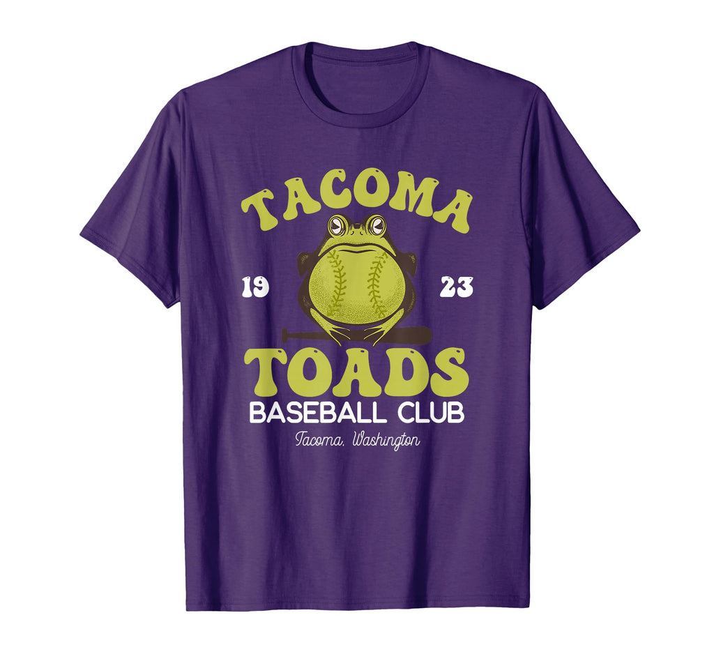 Tacoma Toads Minor League Baseball Team T-Shirt - Unique Graphic for Adults - T-Shirt, Sweatshirt, Hoodie