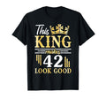 Happy Birthday To Me This King Makes 42 T-Shirt - Graphic Print Unisex - T-Shirt, Sweatshirt, Hoodie