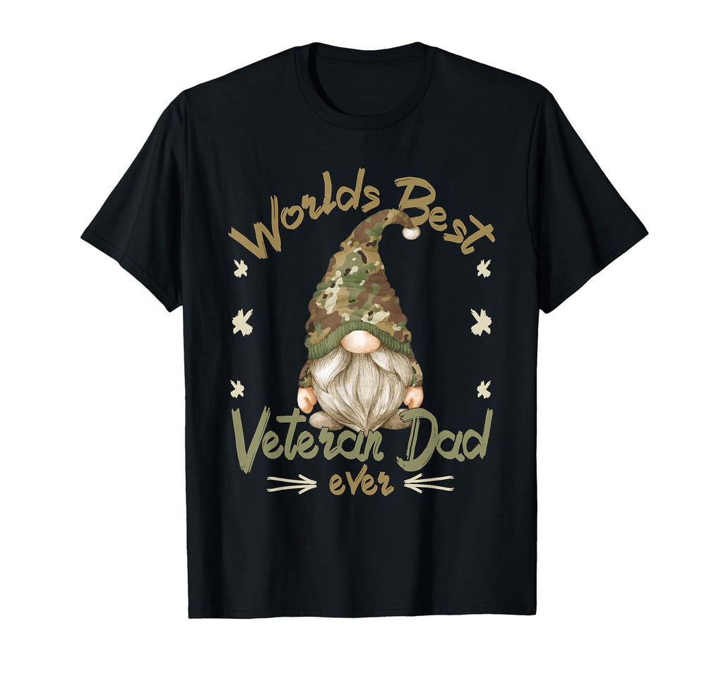 Military Fathers Day Grandpa Gnome T-Shirt - Custom Art Print for Adults - T-Shirt, Sweatshirt, Hoodie