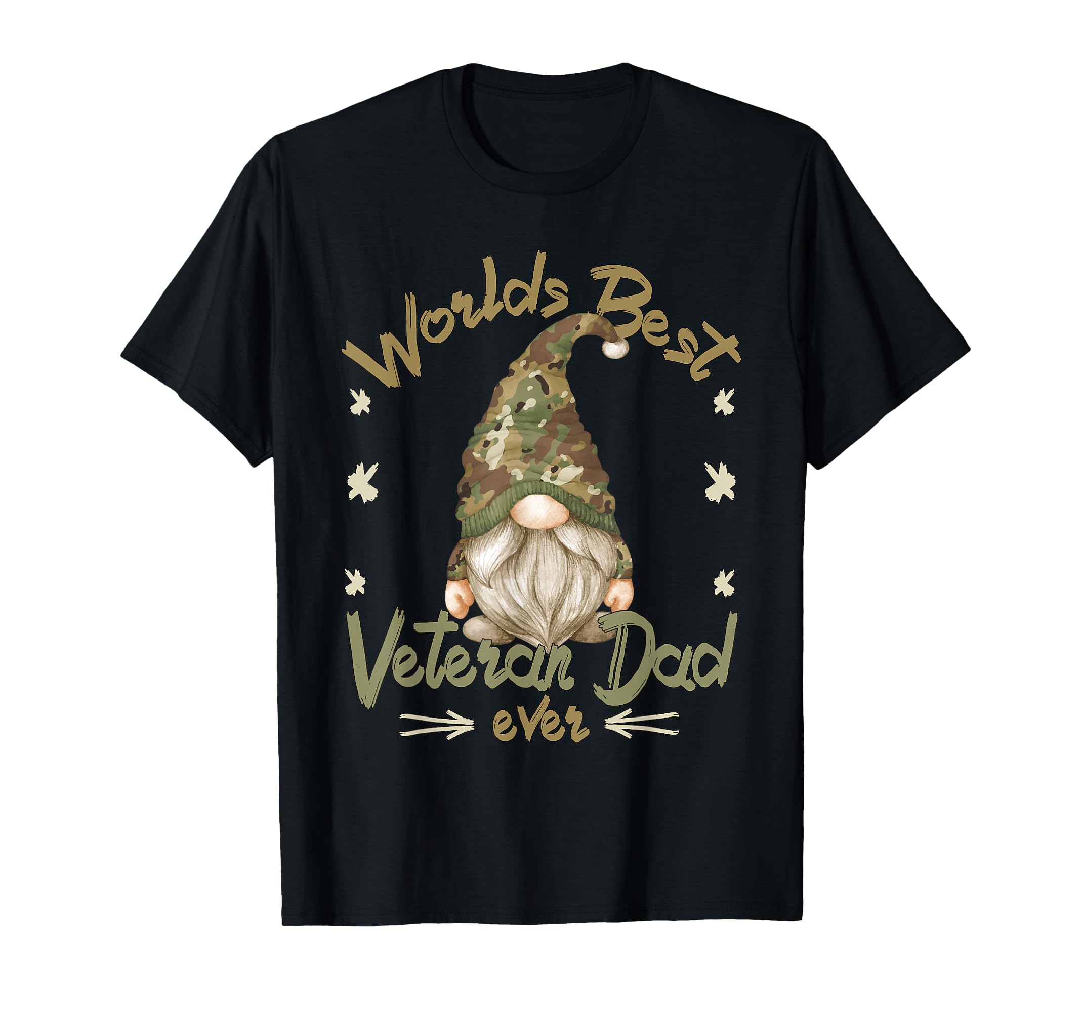 Military Fathers Day Grandpa Gnome T-Shirt - Custom Art Print for Adults - T-Shirt, Sweatshirt, Hoodie
