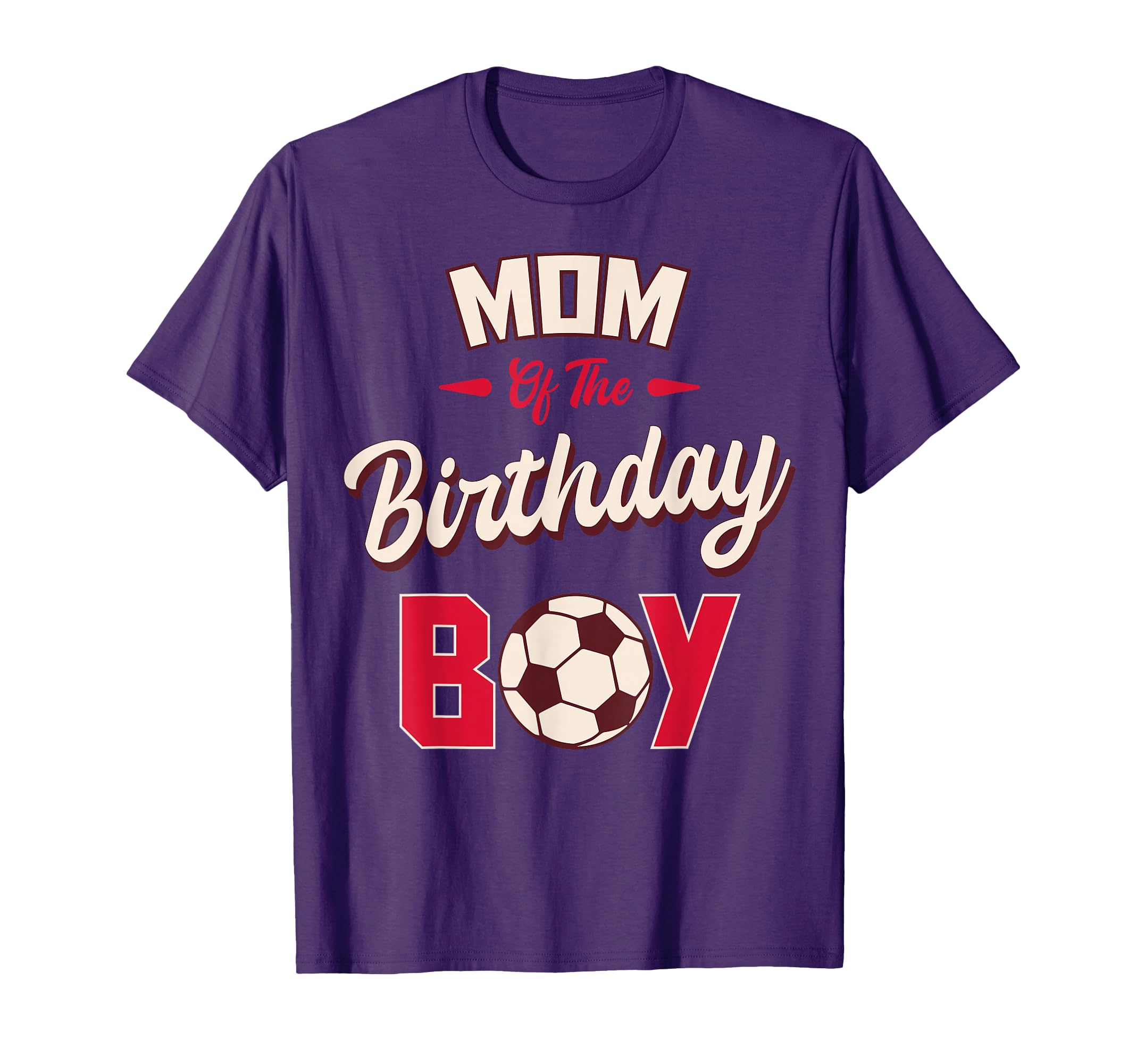 Mom Birthday Soccer Player Bday Party T-Shirt - Custom Art Print Unisex - T-Shirt, Sweatshirt, Hoodie