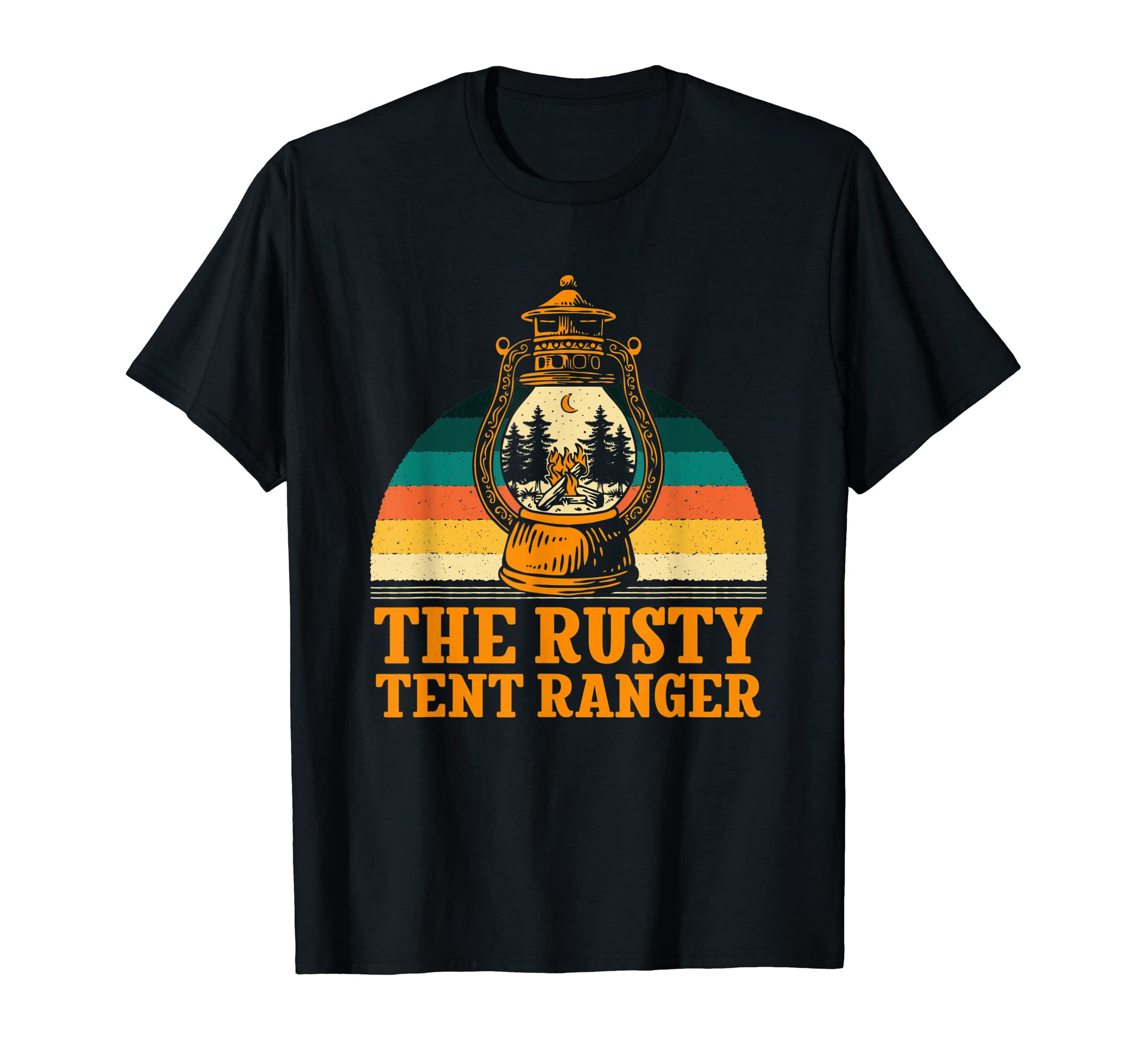 Tent Ranger Camping Friends Camper Buddy T-Shirt - Custom Art Print Unisex - T-Shirt, Sweatshirt, Hoodie