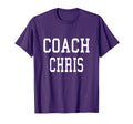 Coach Chris Custom Football Soccer T-Shirt - Unique Graphic for Adults - T-Shirt, Sweatshirt, Hoodie