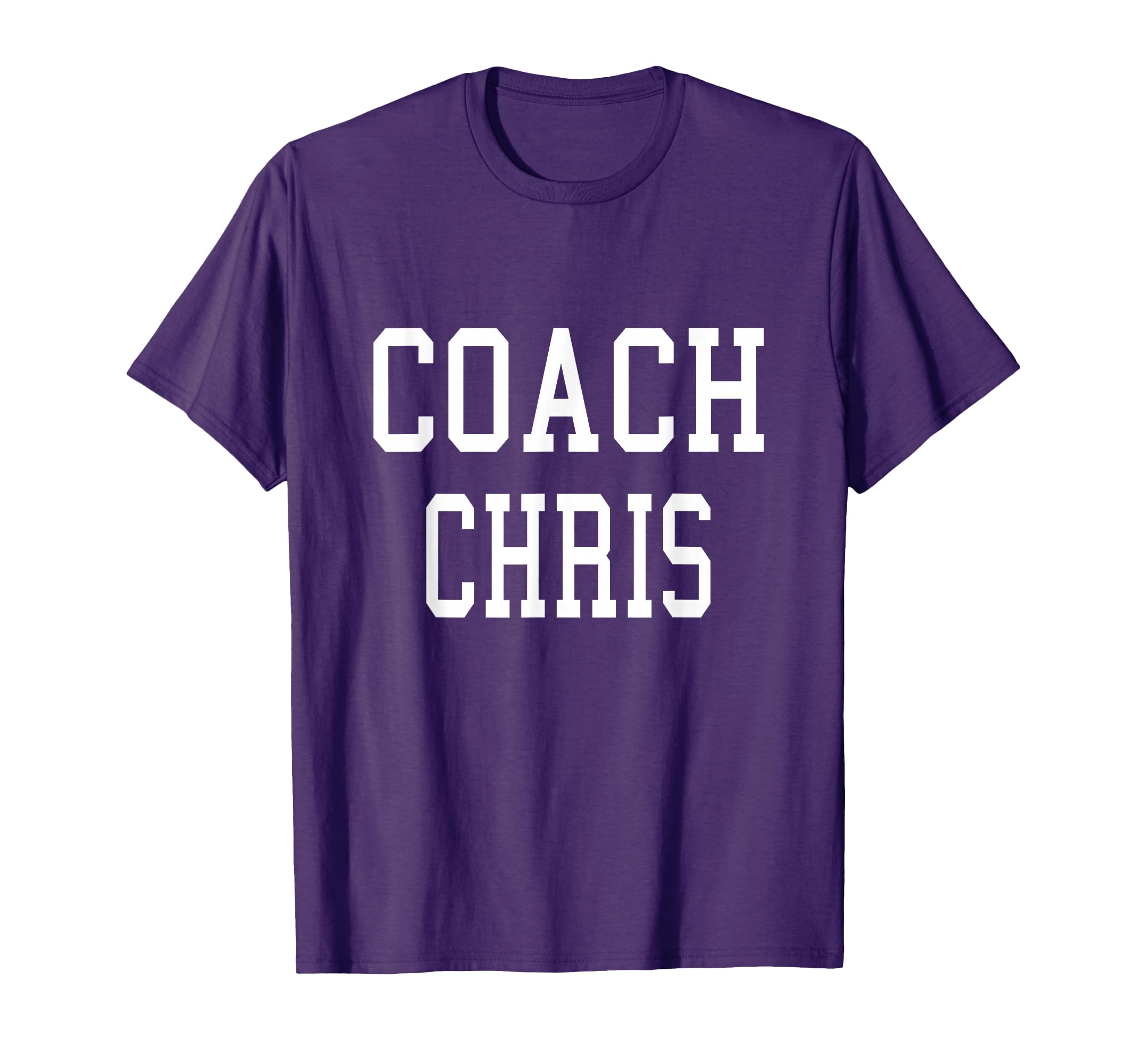 Coach Chris Custom Football Soccer T-Shirt - Unique Graphic for Adults - T-Shirt, Sweatshirt, Hoodie