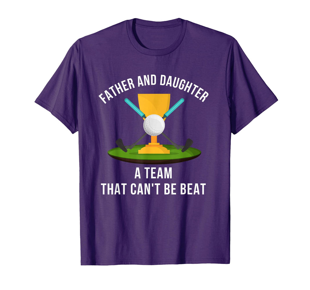 Fathers Day Dad Daughter Golf T-Shirt - Minimalist Print for Adults - T-Shirt, Sweatshirt, Hoodie