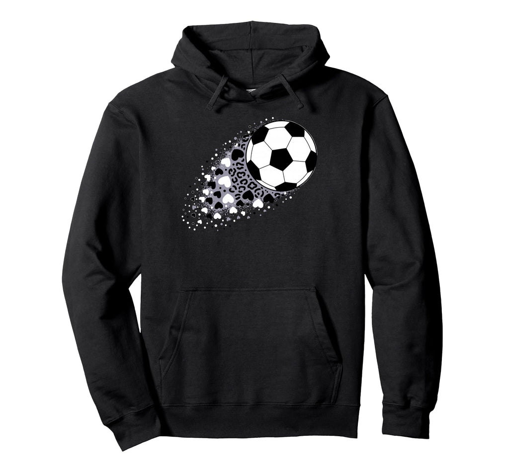 Soccer Football Ball Soccer Player Hoodie - Aesthetic Graphic for Adults - T-Shirt, Sweatshirt, Hoodie
