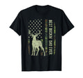 Best Buckin Dad Camouflage American T-Shirt - Custom Art Print Men Women - T-Shirt, Sweatshirt, Hoodie