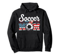 Soccer Mom 4Th July Costume Player Hoodie - Casual Everyday Wear Unisex - T-Shirt, Sweatshirt, Hoodie