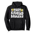 Busy Raising Ballers Softball Soccer Mom Hoodie - Novelty Apparel Unisex - T-Shirt, Sweatshirt, Hoodie