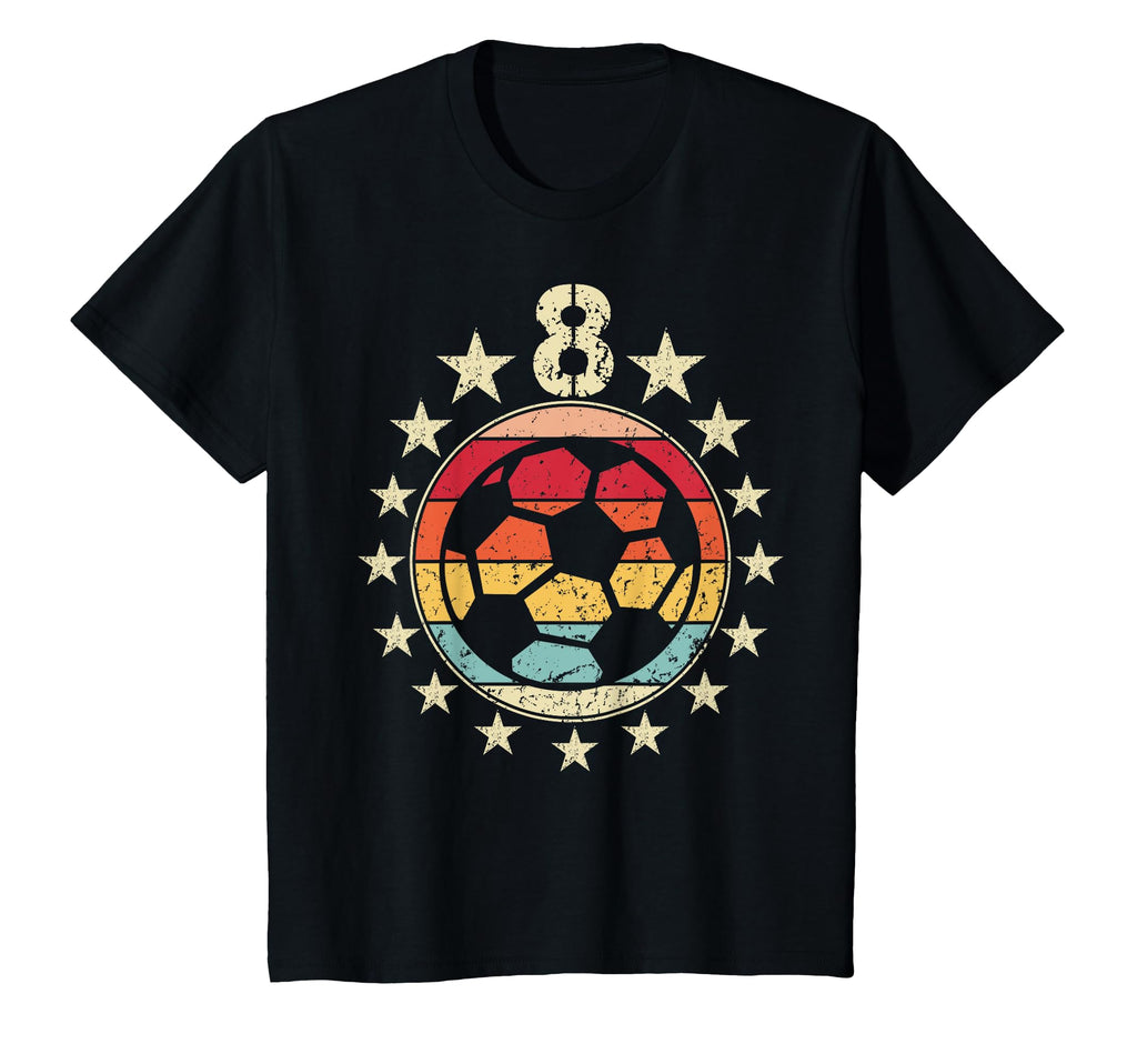 8Th Birthday Soccer Eighth 8 Year Old T-Shirt - Minimalist Print Men Women - T-Shirt, Sweatshirt, Hoodie