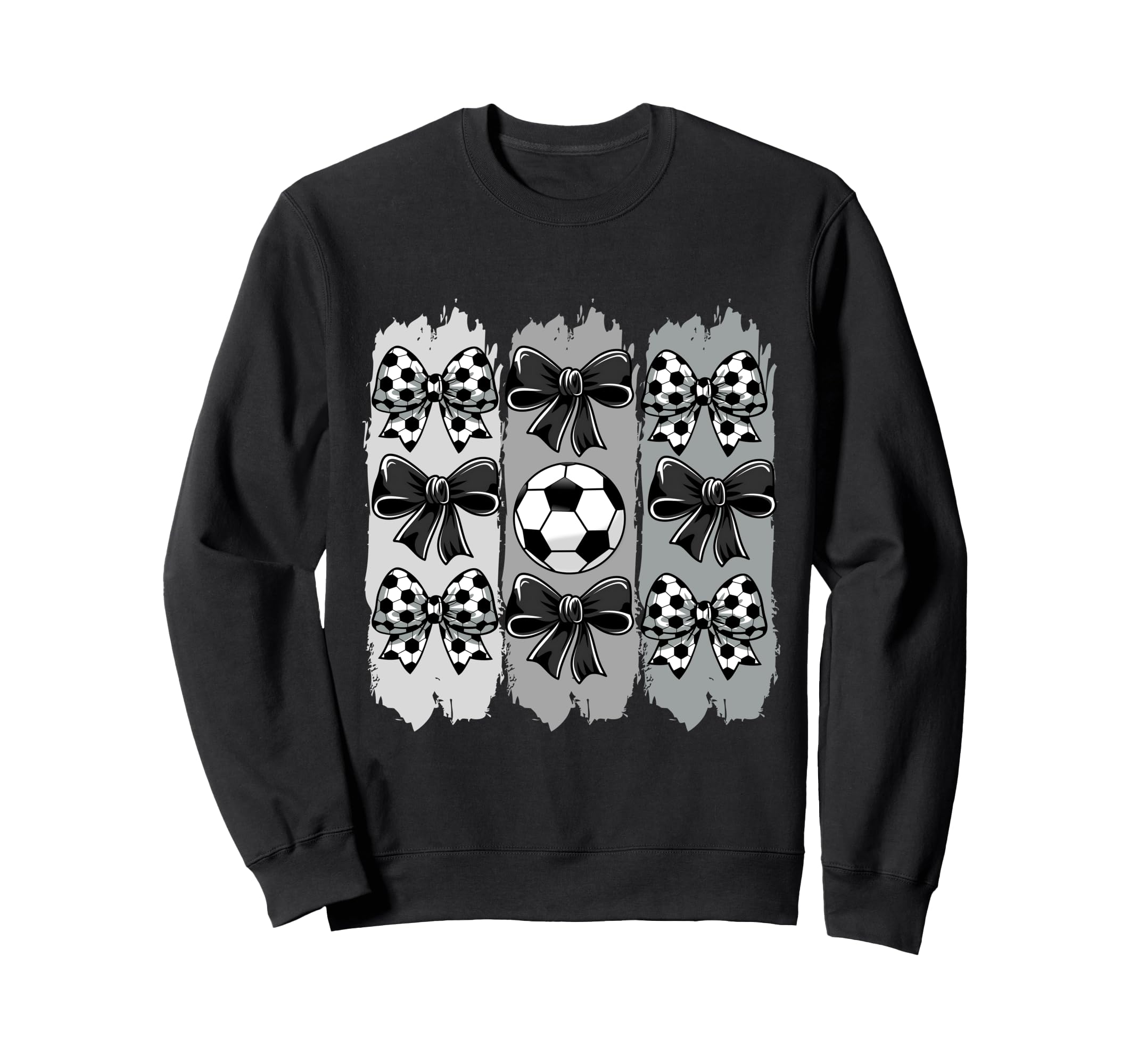 Soccer Coquette Bow Soccer Ball Sweatshirt - Custom Art Print Unisex - T-Shirt, Sweatshirt, Hoodie