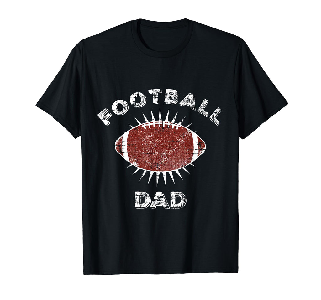 Football Dad Distressed Gift Dad T-Shirt - Aesthetic Graphic Unisex - T-Shirt, Sweatshirt, Hoodie