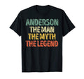 Mens Anderson Myth Legend First Name T-Shirt - Casual Everyday Wear Unisex - T-Shirt, Sweatshirt, Hoodie