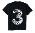 3 Year Old Soccer Birthday Funny T-Shirt - Aesthetic Graphic for Adults - T-Shirt, Sweatshirt, Hoodie