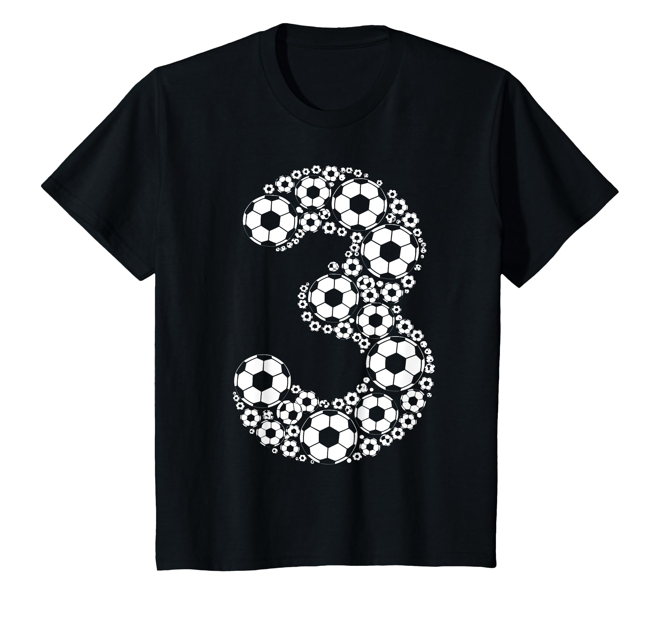 3 Year Old Soccer Birthday Funny T-Shirt - Aesthetic Graphic for Adults - T-Shirt, Sweatshirt, Hoodie