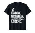 Daddy Grandpa Photography Legend Dad T-Shirt - Aesthetic Graphic Unisex - T-Shirt, Sweatshirt, Hoodie