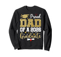 Proud Dad 2026 Graduate Senior Sweatshirt - Custom Art Print for Adults - T-Shirt, Sweatshirt, Hoodie