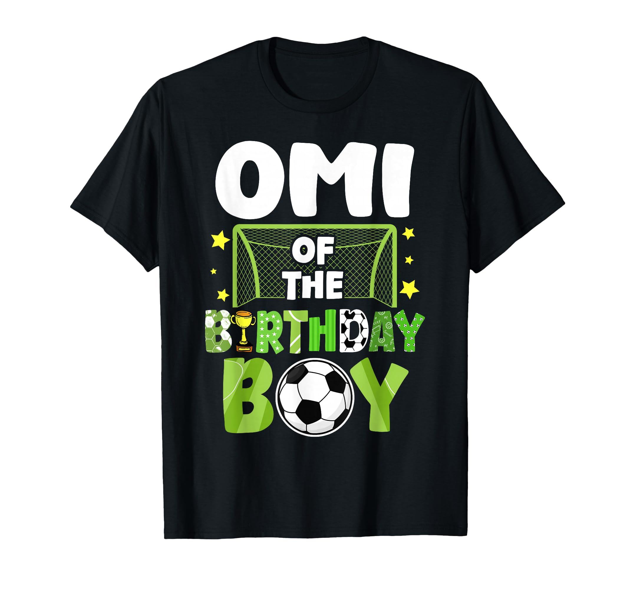 Soccer Omi Birthday Party Family Matching T-Shirt - Minimalist Print Unisex - T-Shirt, Sweatshirt, Hoodie