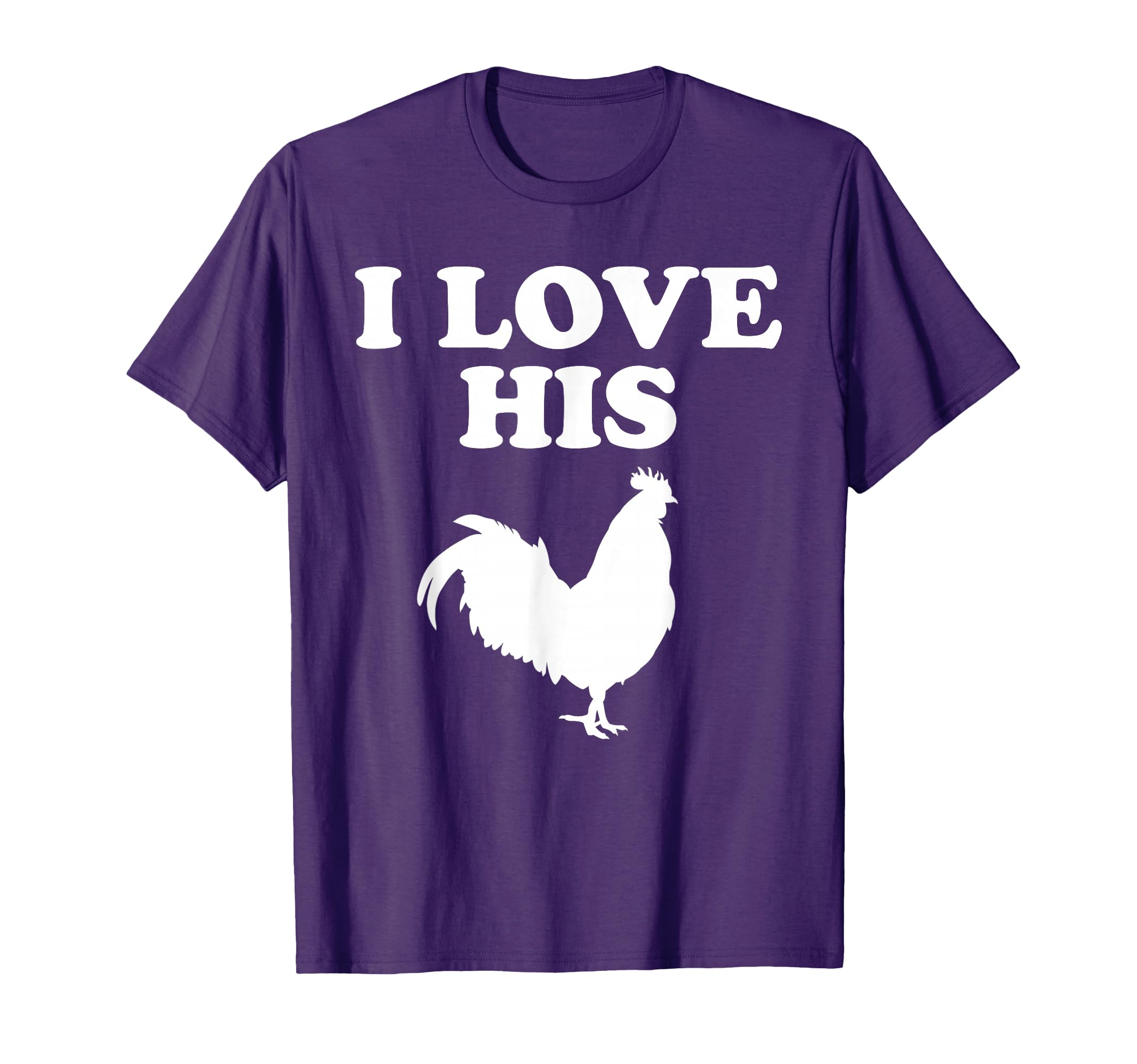 I Love Her Kitty Cat I Like His Rooster T-Shirt - Custom Art Print Unisex - T-Shirt, Sweatshirt, Hoodie