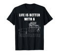 Life Is Better Carburetor Car Mechanic T-Shirt - Fun Novelty Design Unisex - T-Shirt, Sweatshirt, Hoodie
