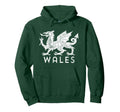 Distressed Rugby Welsh Cymru Flag Wales Hoodie - Unique Graphic for Adults - T-Shirt, Sweatshirt, Hoodie
