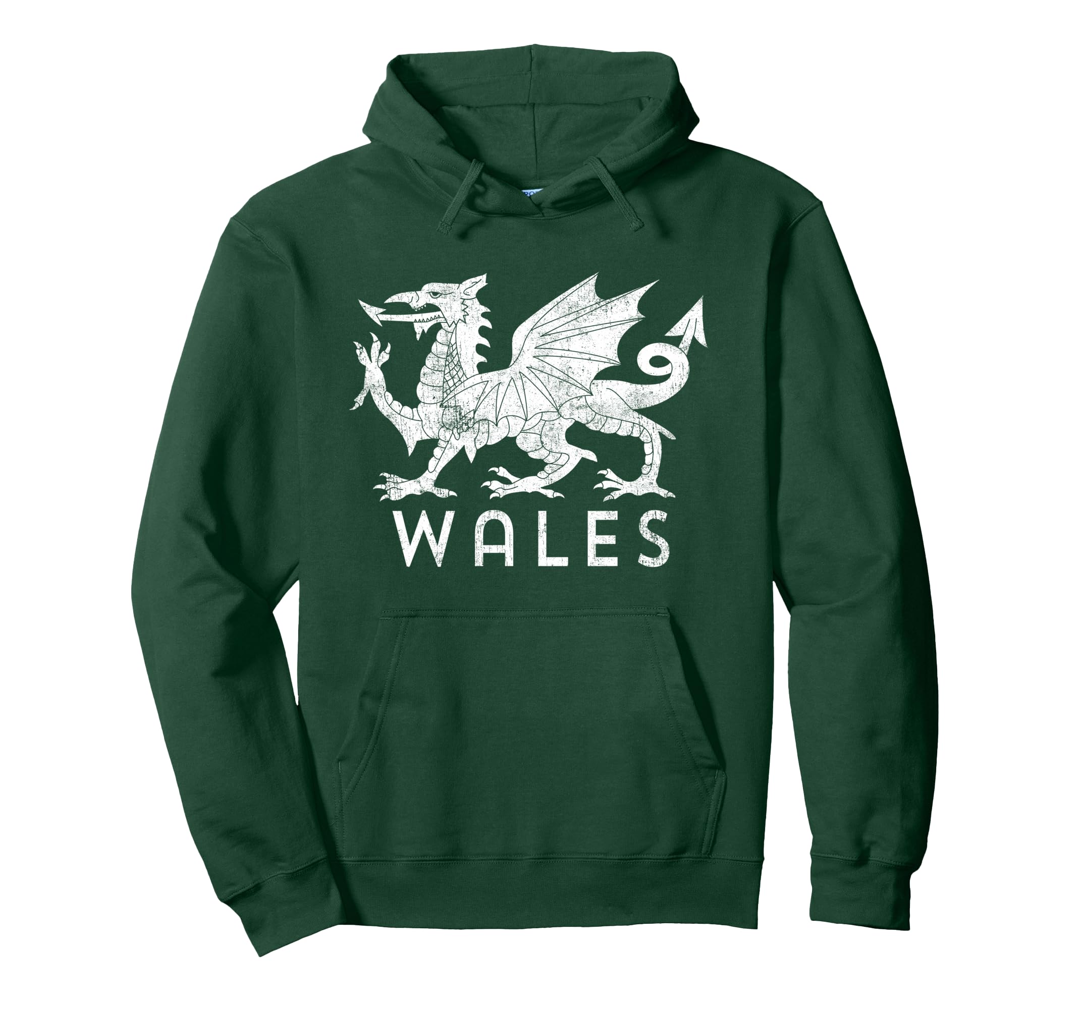 Distressed Rugby Welsh Cymru Flag Wales Hoodie - Unique Graphic for Adults - T-Shirt, Sweatshirt, Hoodie